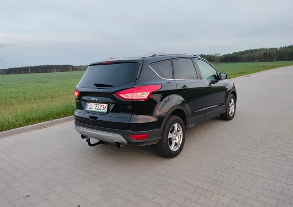 Ford Kuga cena 46999 przebieg: 154852, rok produkcji 2013 z Okonek małe 301